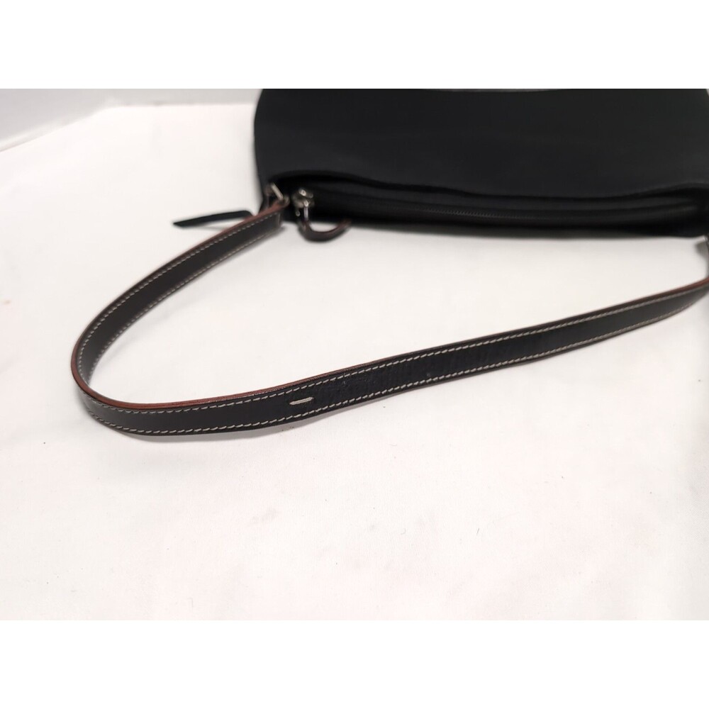 KATE SPADE BLACK CANVAS LEATHER PURSE BAG NEW YORK Beautiful - Picture 9 of 16